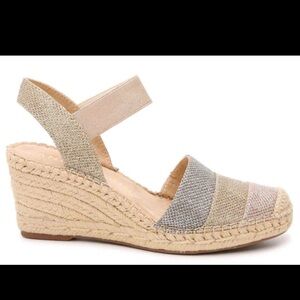 New Anne Klein Wedge Espadrille Sandal
